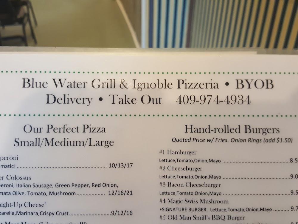 Blue Water Grill & Ignoble Pizzeria Southwesterly